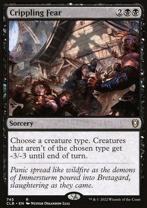Crippling Fear [Commander Legends: Battle for Baldur's Gate]