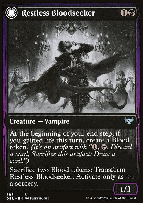 Restless Bloodseeker // Bloodsoaked Reveler [Innistrad: Double Feature]