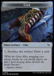 Thopter (0020) // Clue (0015) Double-Sided Token [Murders at Karlov Manor Tokens]