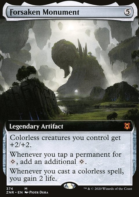 Forsaken Monument (Extended Art) [Zendikar Rising]