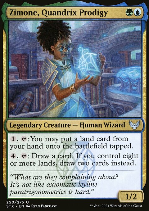 Zimone, Quandrix Prodigy [Strixhaven: School of Mages]