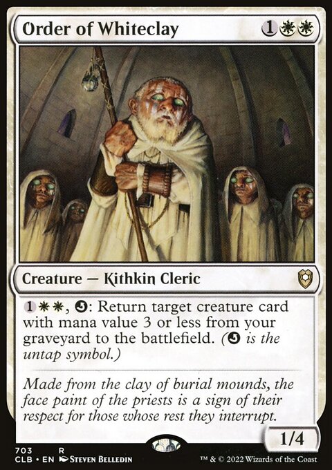 Order of Whiteclay [Commander Legends: Battle for Baldur's Gate]