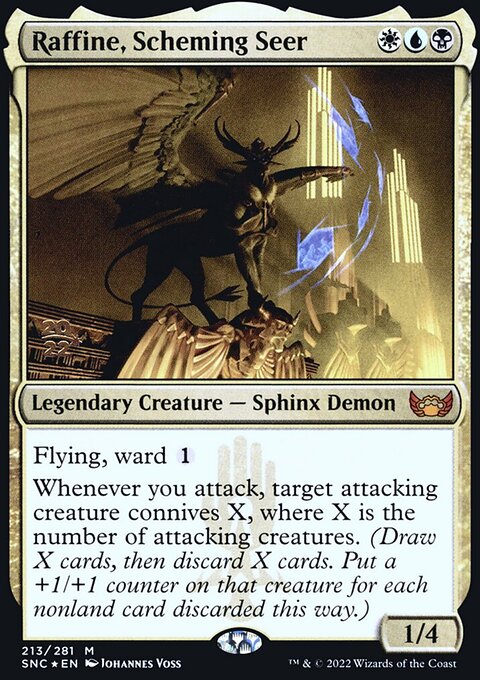 Raffine, Scheming Seer [Streets of New Capenna Prerelease Promos]