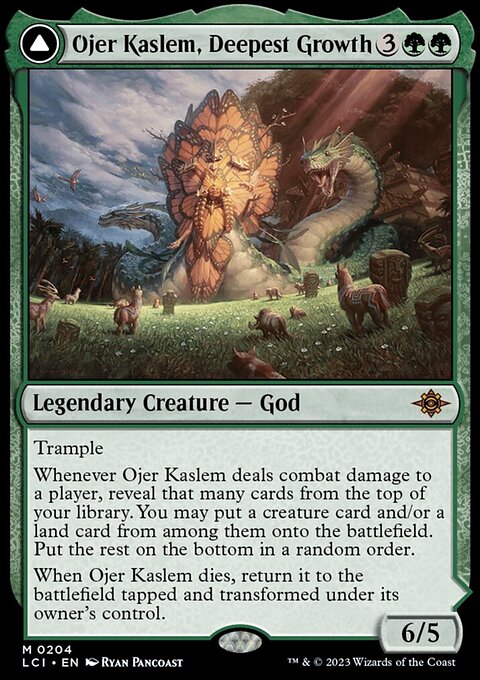 Ojer Kaslem, Deepest Growth // Temple of Cultivation [The Lost Caverns of Ixalan]