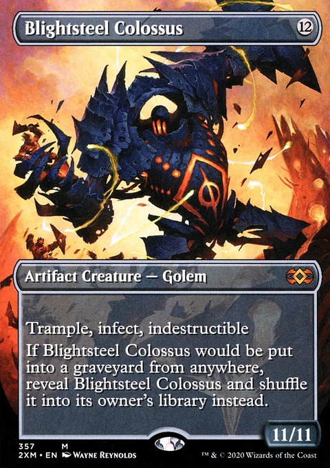 Blightsteel Colossus (Toppers) [Double Masters]