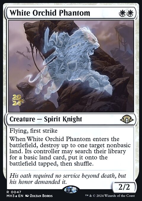 White Orchid Phantom [Modern Horizons 3 Prerelease Promos]