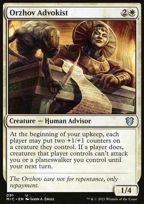 Orzhov Advokist [Innistrad: Midnight Hunt Commander]