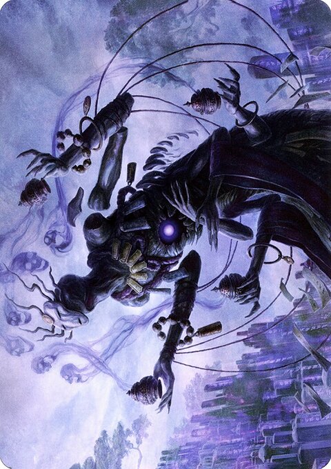 Myojin of Grim Betrayal Art Card [Kamigawa: Neon Dynasty Art Series]