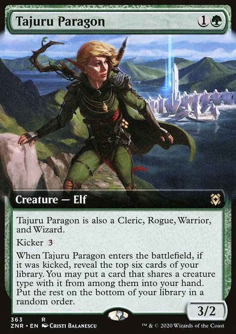 Tajuru Paragon (Extended Art) [Zendikar Rising]
