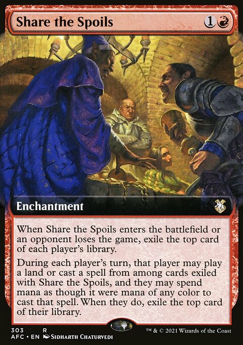 Share the Spoils (Extended Art) [Dungeons & Dragons: Adventures in the Forgotten Realms Commander]
