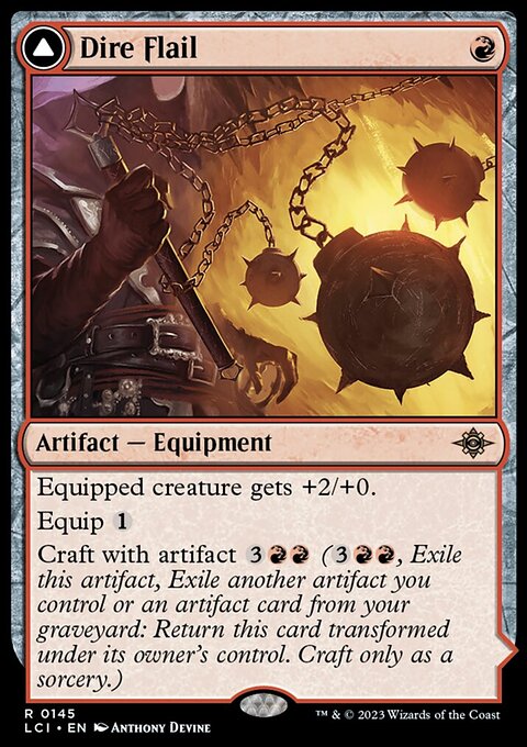 Dire Flail [The Lost Caverns of Ixalan]