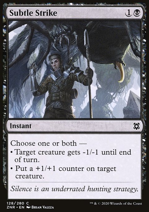 Subtle Strike [Zendikar Rising]