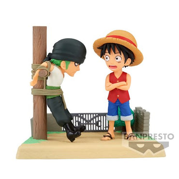 Monkey D. Luffy and Roronoa Zoro - Log Stories - One Piece World Collectable Statue