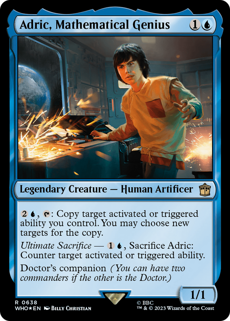 Adric, Mathematical Genius (Surge Foil) [Doctor Who]