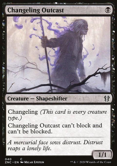 Changeling Outcast [Zendikar Rising Commander]