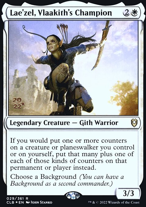 Lae'zel, Vlaakith's Champion [Commander Legends: Battle for Baldur's Gate Prerelease Promos]