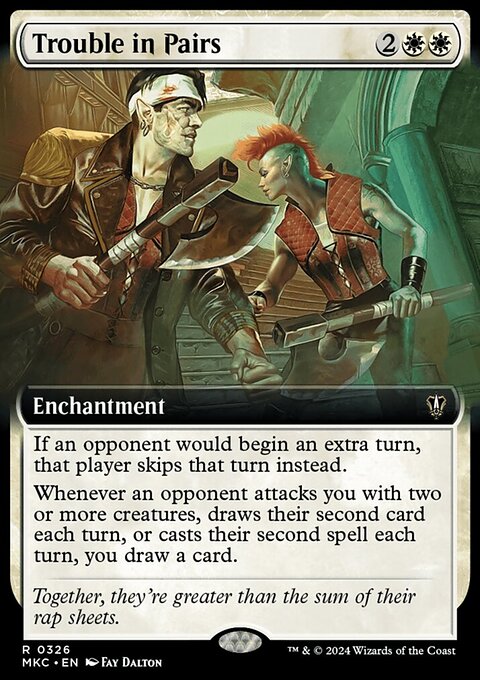 Trouble in Pairs (Extended Art) [Murders at Karlov Manor Commander]