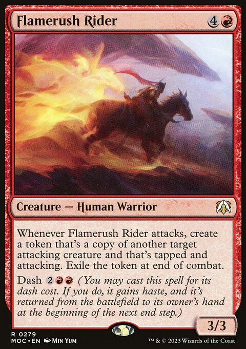 Flamerush Rider [March of the Machine Commander]