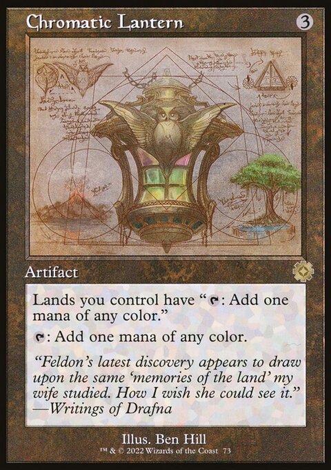 Chromatic Lantern (Retro Schematic) (Serialized) [The Brothers' War Retro Artifacts]