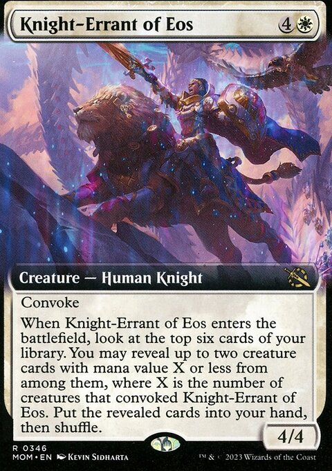 Knight-Errant of Eos (Extended Art) [March of the Machine]