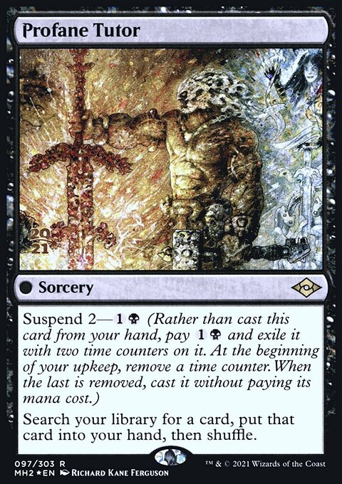 Profane Tutor [Modern Horizons 2 Prerelease Promos]