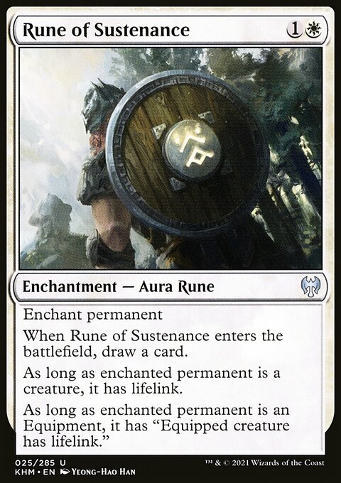 Rune of Sustenance [Kaldheim]