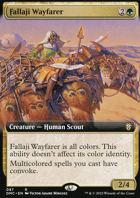 Fallaji Wayfarer (Extended Art) [Dominaria United Commander]
