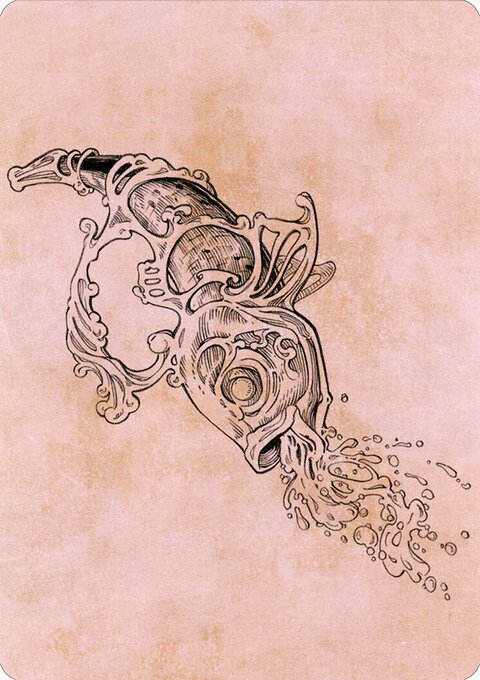 Decanter of Endless Water Art Card (Gold-Stamped Signature) [Commander Legends: Battle for Baldur's Gate Art Series]