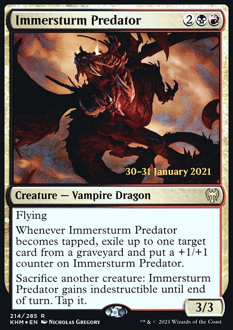 Immersturm Predator [Kaldheim Prerelease Promos]