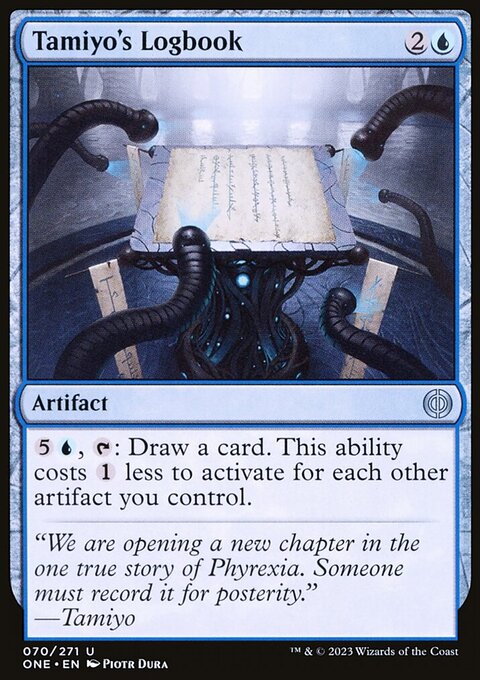Tamiyo's Logbook [Phyrexia: All Will Be One]