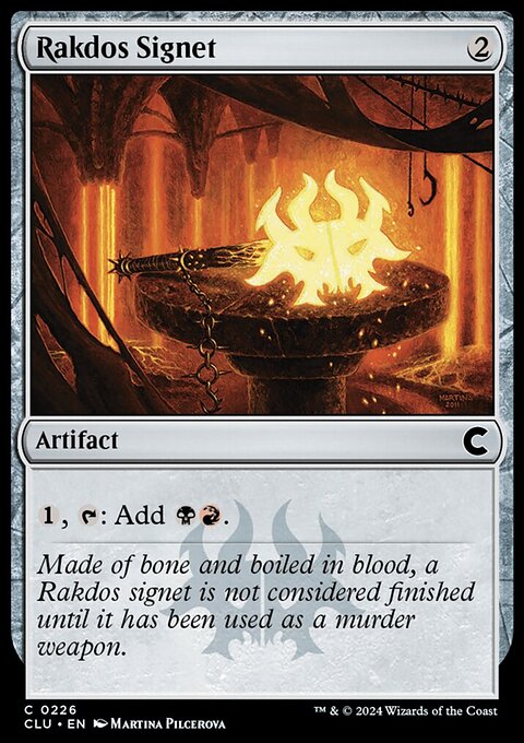 Rakdos Signet [Ravnica: Clue Edition]