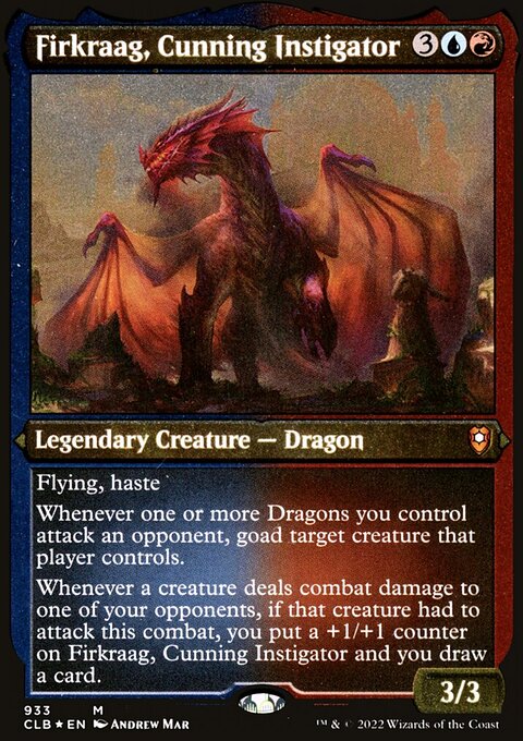 Firkraag, Cunning Instigator (Display Commander) (Foil Etched) [Commander Legends: Battle for Baldur's Gate]