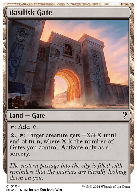 Basilisk Gate (White Border) [Mystery Booster 2]
