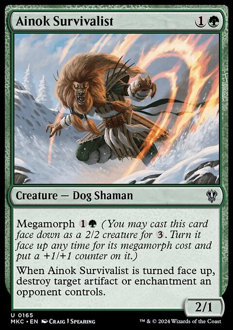 Ainok Survivalist [Murders at Karlov Manor Commander]