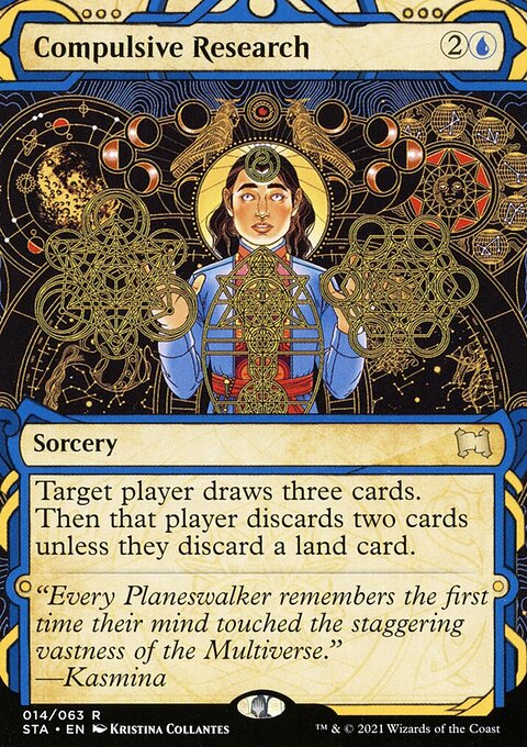 Compulsive Research (Foil Etched) [Strixhaven: School of Mages Mystical Archive]