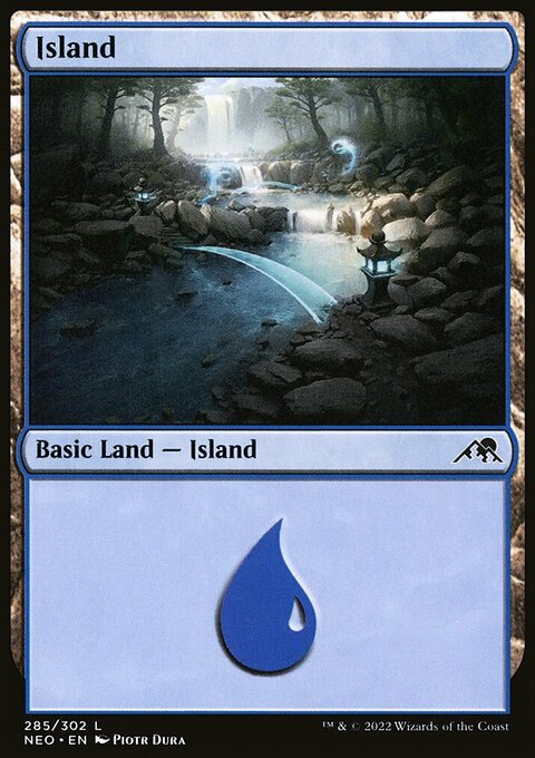 Island (285) [Kamigawa: Neon Dynasty]