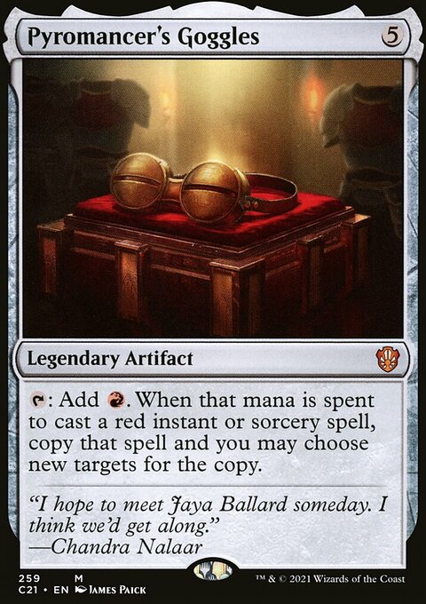 Pyromancer's Goggles [Commander 2021]
