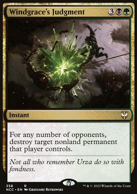 Windgrace's Judgment [Streets of New Capenna Commander]