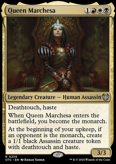 Queen Marchesa [Outlaws of Thunder Junction Commander]