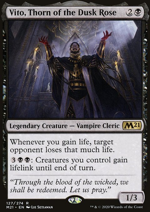 Vito, Thorn of the Dusk Rose [Core Set 2021]