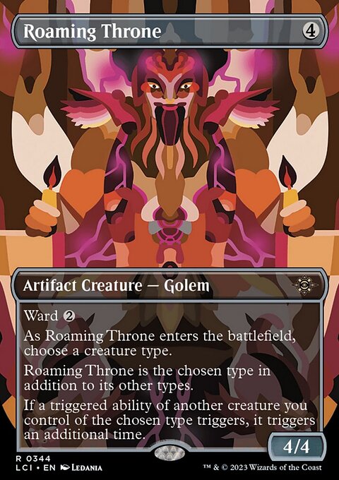 Roaming Throne (Borderless) [The Lost Caverns of Ixalan]