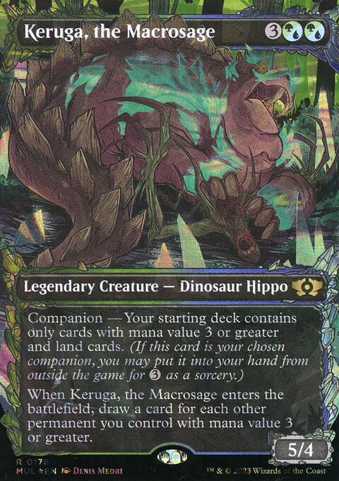 Keruga, the Macrosage (Halo Foil) [Multiverse Legends]