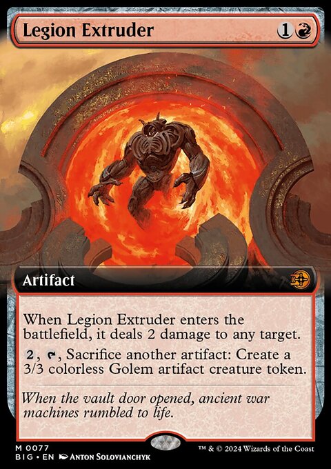 Legion Extruder (Extended Art) [Outlaws of Thunder Junction: The Big Score]