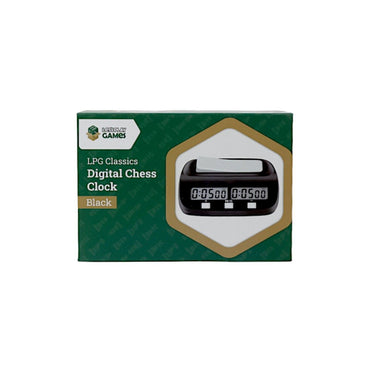 LPG Essentials Electronic Chess Clock - Black