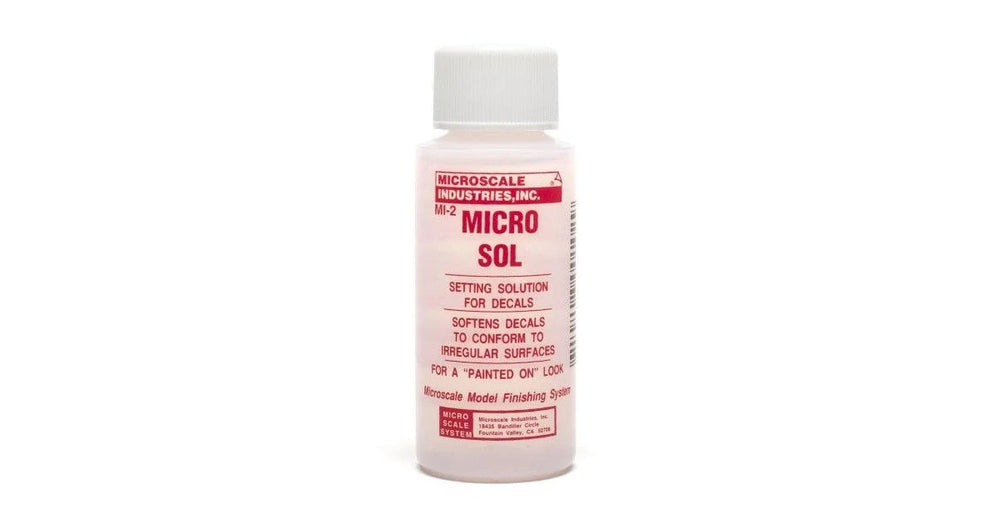 Micro Sol - Decal Setting Solution - 1 oz. bottle