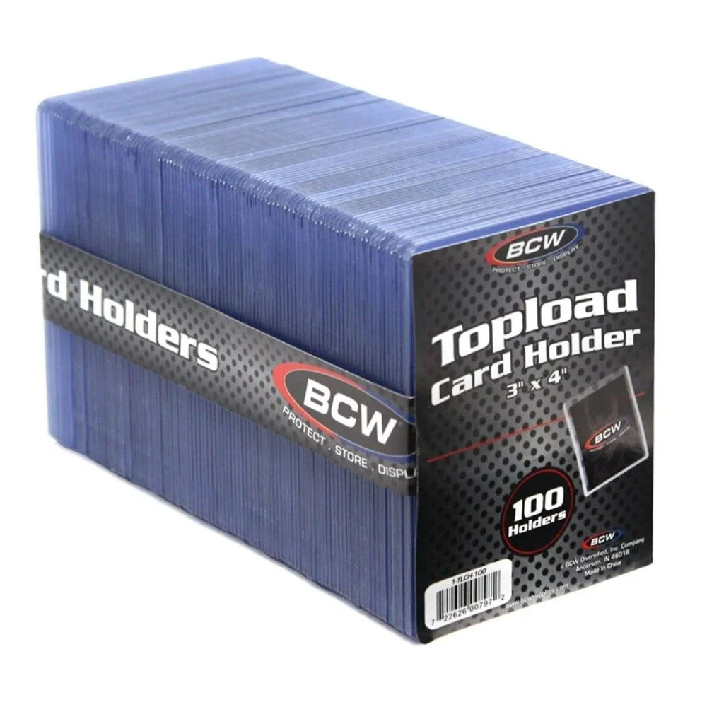 3"x4" Toploader Card Holder 100pc - Standard Size