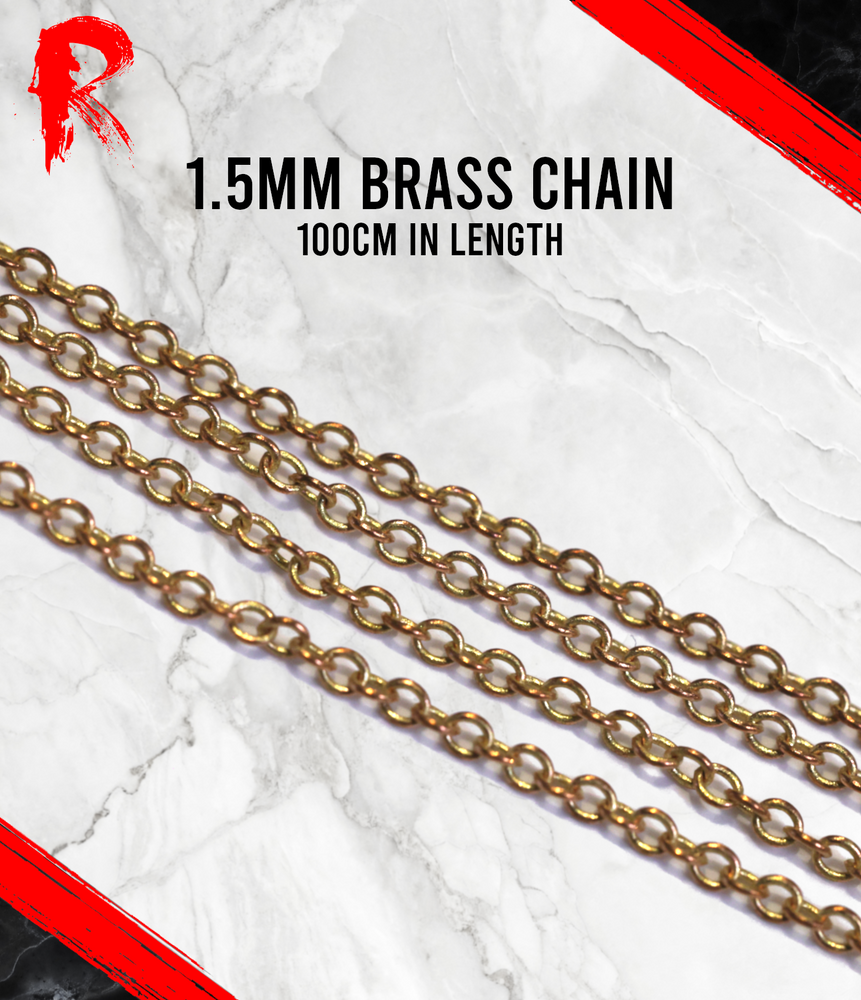 Brass Hobby Chain - 1.5mm