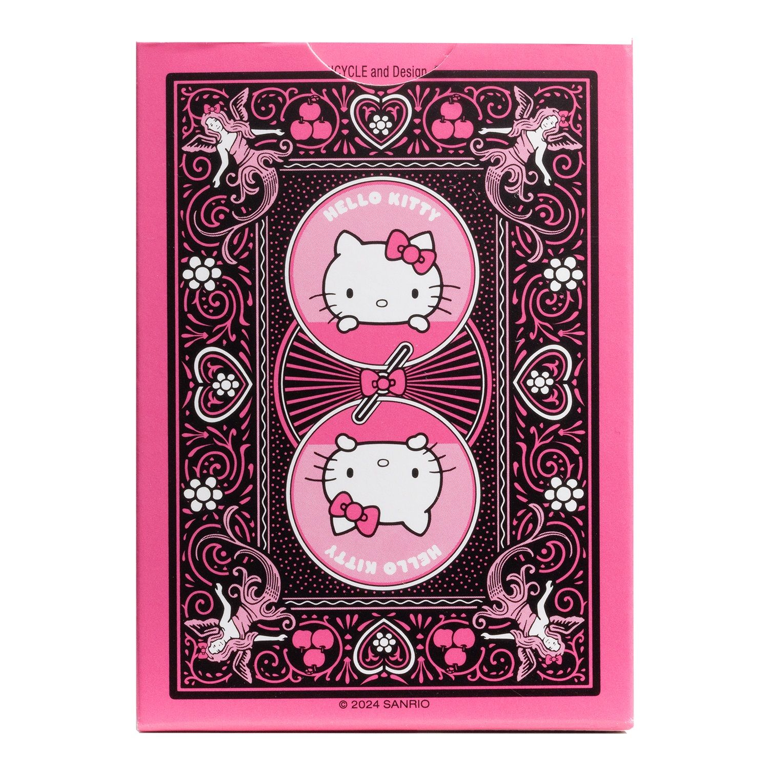 Bicycle Hello Kitty Black & Pink Playing Cards