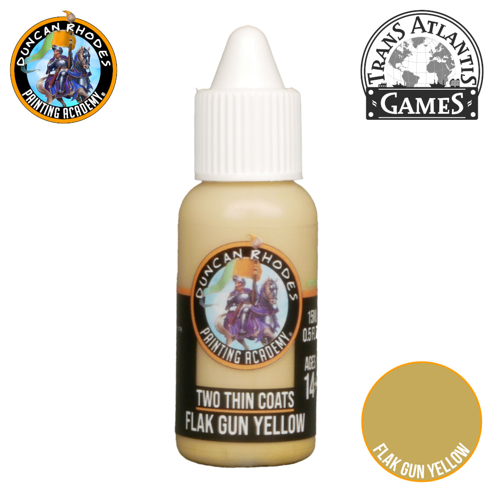 Two Thin Coats - Flak Gun Yellow 15ml