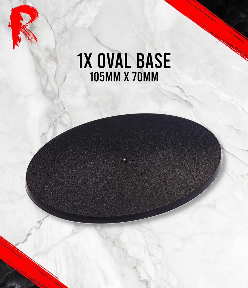 Ronin Games - 1x 105mm x 70mm Oval Bases